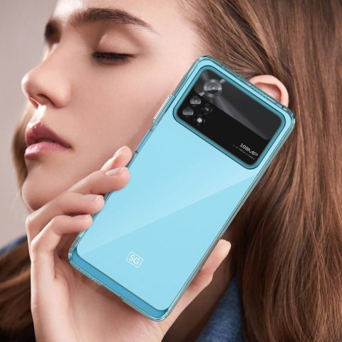 Outer Space Case etui Xiaomi Poco X4 Pro 5G pokrowiec z elastyczną ramką czarne Outer Space Case etui Xiaomi Poco X4 Pro 5G pokrowiec z elastyczną ramką czarne
