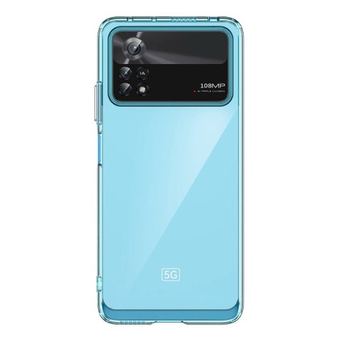 Outer Space Case etui Xiaomi Poco X4 Pro 5G pokrowiec z elastyczną ramką niebieskie Outer Space Case etui Xiaomi Poco X4 Pro 5G pokrowiec z elastyczną ramką niebieskie