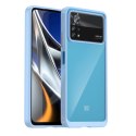 Outer Space Case etui Xiaomi Poco X4 Pro 5G pokrowiec z elastyczną ramką niebieskie