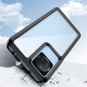 Outer Space Case etui Xiaomi Poco F4 5G pokrowiec z elastyczną ramką niebieskie