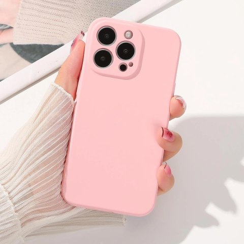 Silicone case etui iPhone 14 Plus silikonowy pokrowiec beżowe Silicone case etui iPhone 14 Plus silikonowy pokrowiec beżowe