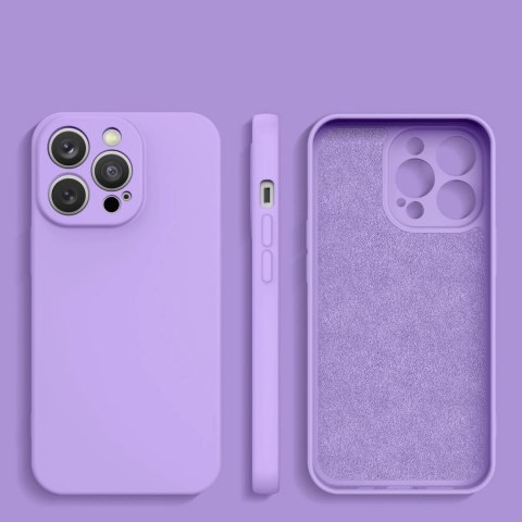 Silicone case etui iPhone 14 Plus silikonowy pokrowiec fioletowe Silicone case etui iPhone 14 Plus silikonowy pokrowiec fioletowe