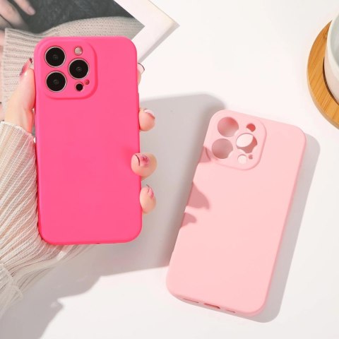 Silicone case etui iPhone 14 Plus silikonowy pokrowiec fioletowe Silicone case etui iPhone 14 Plus silikonowy pokrowiec fioletowe