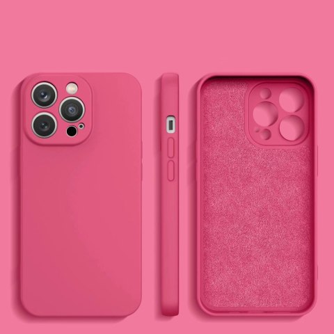 Silicone case etui iPhone 14 Plus silikonowy pokrowiec fuksja Silicone case etui iPhone 14 Plus silikonowy pokrowiec fuksja