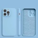 Silicone case etui Xiaomi Redmi Note 11 Pro 5G / 11 Pro / 11E Pro silikonowy pokrowiec jasnoniebieskie Silicone case etui Xiaomi Redmi Note 11 Pro 5G / 11 Pro / 11E Pro silikonowy pokrowiec jasnoniebieskie