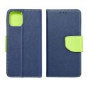 Kabura FANCY Book do XIAOMI Redmi Note 12 Pro Plus 5G granatowo limonkowy