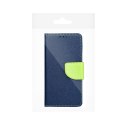 Kabura FANCY Book do XIAOMI Redmi Note 12 Pro Plus 5G granatowo limonkowy