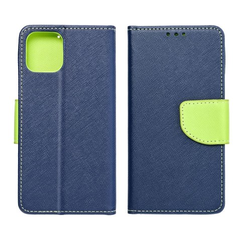 Kabura FANCY Book do SAMSUNG S24 granatowo limonkowy Kabura FANCY Book do SAMSUNG S24 granatowo limonkowy