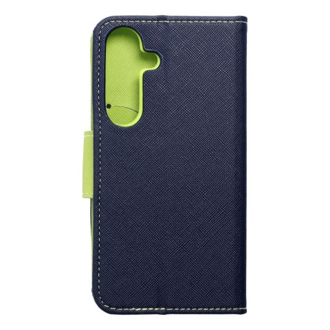 Kabura FANCY Book do SAMSUNG S24 granatowo limonkowy Kabura FANCY Book do SAMSUNG S24 granatowo limonkowy