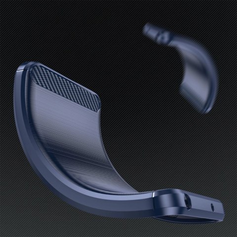 Carbon Case etui Xiaomi 12 Lite elastyczny silikonowy karbonowy pokrowiec czarne Carbon Case etui Xiaomi 12 Lite elastyczny silikonowy karbonowy pokrowiec czarne
