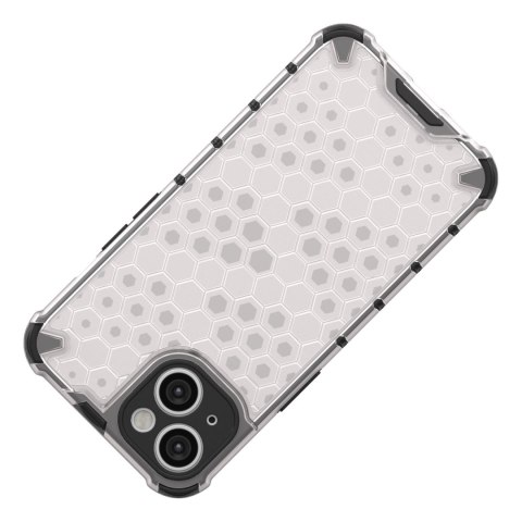 Honeycomb etui iPhone 14 Plus pancerny hybrydowy pokrowiec czarne Honeycomb etui iPhone 14 Plus pancerny hybrydowy pokrowiec czarne