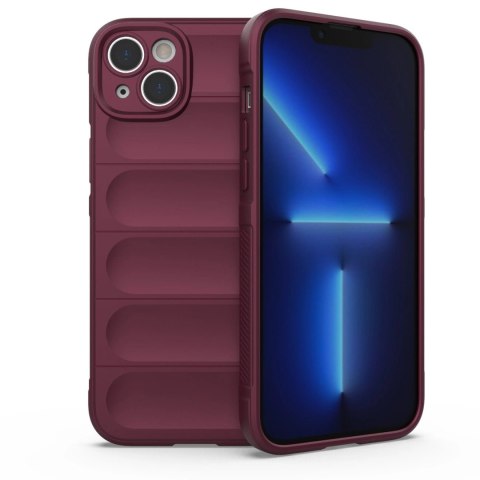Magic Shield Case etui do iPhone 14 Plus elastyczny pancerny pokrowiec burgundowy Magic Shield Case etui do iPhone 14 Plus elastyczny pancerny pokrowiec burgundowy