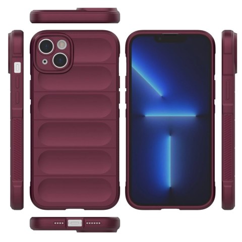 Magic Shield Case etui do iPhone 14 Plus elastyczny pancerny pokrowiec burgundowy Magic Shield Case etui do iPhone 14 Plus elastyczny pancerny pokrowiec burgundowy