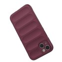 Magic Shield Case etui do iPhone 14 Plus elastyczny pancerny pokrowiec burgundowy
