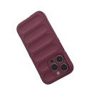 Magic Shield Case etui do iPhone 14 Pro elastyczny pancerny pokrowiec burgundowy