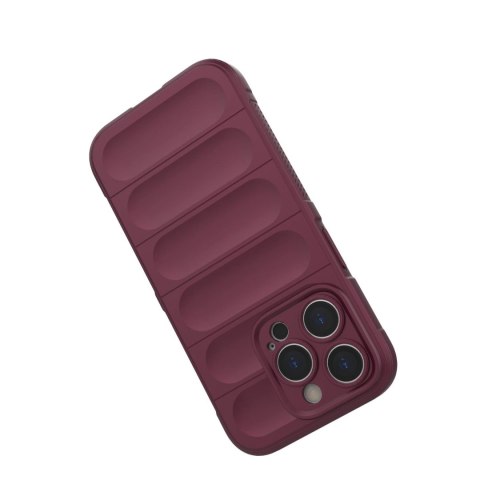 Magic Shield Case etui do iPhone 14 Pro elastyczny pancerny pokrowiec burgundowy Magic Shield Case etui do iPhone 14 Pro elastyczny pancerny pokrowiec burgundowy