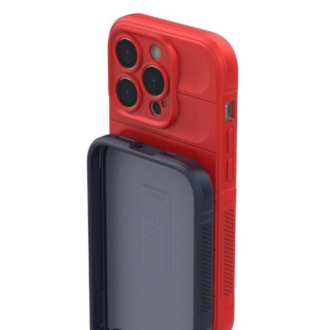 Magic Shield Case etui do iPhone 14 Pro elastyczny pancerny pokrowiec burgundowy Magic Shield Case etui do iPhone 14 Pro elastyczny pancerny pokrowiec burgundowy