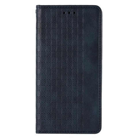 Magnet Strap Case etui Samsung Galaxy A23 5G pokrowiec z klapką portfel mini smycz podstawka niebieskie Magnet Strap Case etui Samsung Galaxy A23 5G pokrowiec z klapką portfel mini smycz podstawka niebieskie