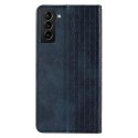 Magnet Strap Case etui Samsung Galaxy A23 5G pokrowiec z klapką portfel mini smycz podstawka niebieskie