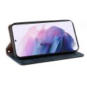 Magnet Strap Case etui Samsung Galaxy A23 5G pokrowiec z klapką portfel mini smycz podstawka niebieskie