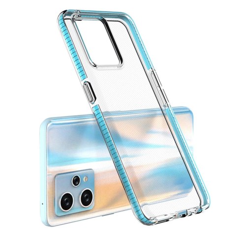 Spring Case etui Realme 9 Pro+ / Realme 9 silikonowy pokrowiec z ramką czarne Spring Case etui Realme 9 Pro+ / Realme 9 silikonowy pokrowiec z ramką czarne
