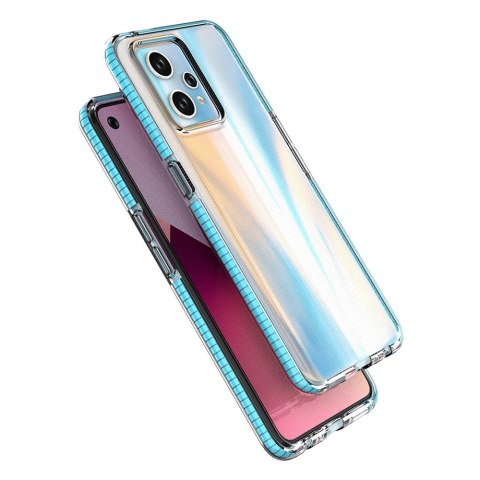Spring Case etui Realme 9 Pro+ / Realme 9 silikonowy pokrowiec z ramką czarne Spring Case etui Realme 9 Pro+ / Realme 9 silikonowy pokrowiec z ramką czarne