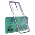 Spring Case etui Realme 9 Pro silikonowy pokrowiec z ramką jasnoróżowe
