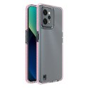 Spring Case etui Realme C31 silikonowy pokrowiec z ramką jasnoróżowe Spring Case etui Realme C31 silikonowy pokrowiec z ramką jasnoróżowe