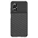 Thunder Case etui Xiaomi Poco M4 5G silikonowy pancerny pokrowiec czarne