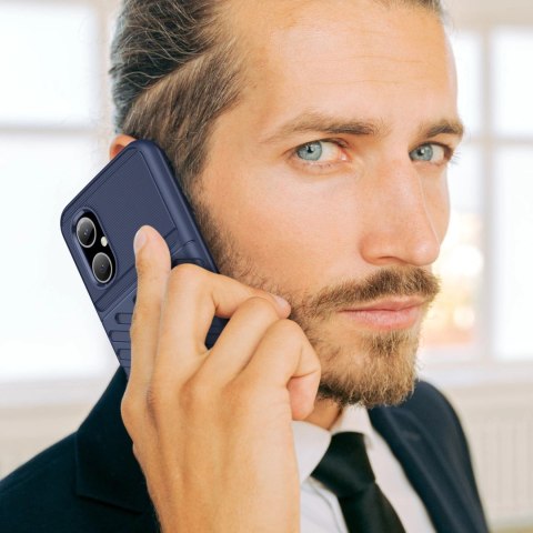 Thunder Case etui Xiaomi Poco M4 5G silikonowy pancerny pokrowiec niebieskie Thunder Case etui Xiaomi Poco M4 5G silikonowy pancerny pokrowiec niebieskie