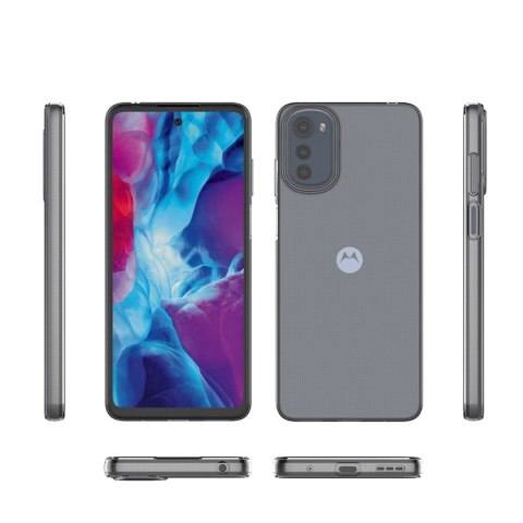 Ultra Clear 0.5mm etui Motorola Moto E32 cienki pokrowiec przezroczyste Ultra Clear 0.5mm etui Motorola Moto E32 cienki pokrowiec przezroczyste