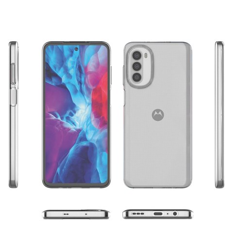 Ultra Clear 0.5mm etui Motorola Moto G82 5G / Moto G52 cienki pokrowiec przezroczyste Ultra Clear 0.5mm etui Motorola Moto G82 5G / Moto G52 cienki pokrowiec przezroczyste