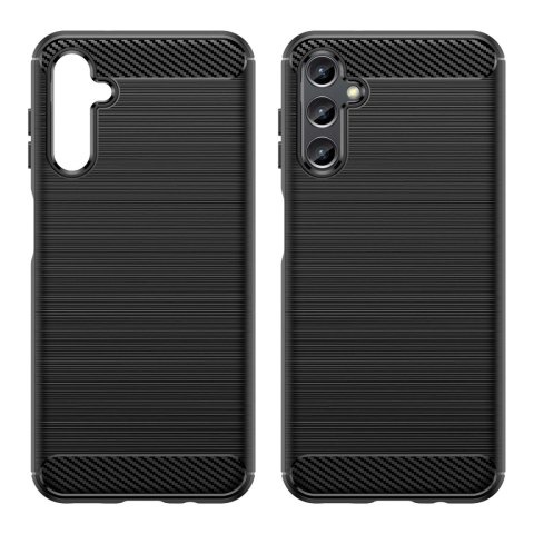 Carbon Case etui Samsung Galaxy A14 5G elastyczny silikonowy karbonowy pokrowiec czarne Carbon Case etui Samsung Galaxy A14 5G elastyczny silikonowy karbonowy pokrowiec czarne