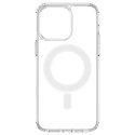 Etui magnetyczne Clear Magnetic Case z MagSafe do iPhone 14 Pro Max ze srebrnym ringiem - przezroczyste