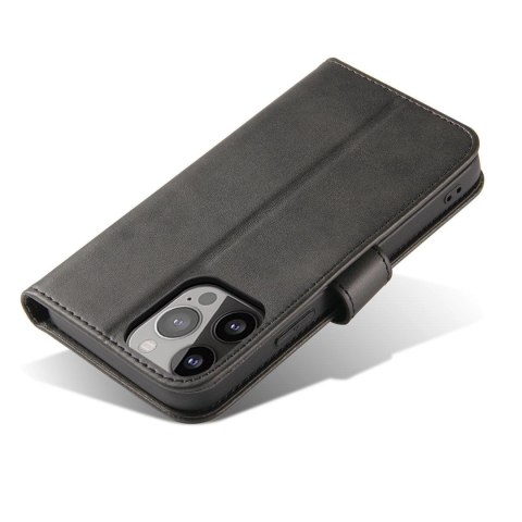 Magnet Case etui TCL 205 pokrowiec z klapką portfel podstawka czarne Magnet Case etui TCL 205 pokrowiec z klapką portfel podstawka czarne