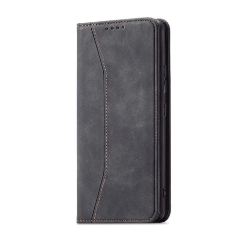 Magnet Fancy Case etui Samsung Galaxy S23 Ultra pokrowiec z klapką portfel podstawka czarne Magnet Fancy Case etui Samsung Galaxy S23 Ultra pokrowiec z klapką portfel podstawka czarne