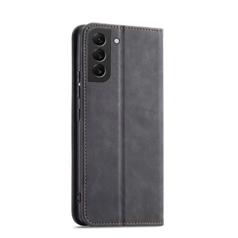 Magnet Fancy Case etui Samsung Galaxy S23 Ultra pokrowiec z klapką portfel podstawka czarne Magnet Fancy Case etui Samsung Galaxy S23 Ultra pokrowiec z klapką portfel podstawka czarne