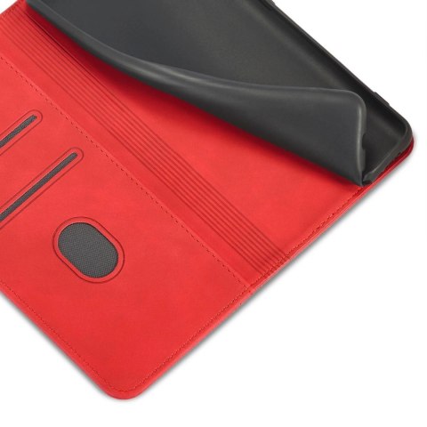 Magnet Fancy Case etui Samsung Galaxy S23 Ultra pokrowiec z klapką portfel podstawka czerwone Magnet Fancy Case etui Samsung Galaxy S23 Ultra pokrowiec z klapką portfel podstawka czerwone