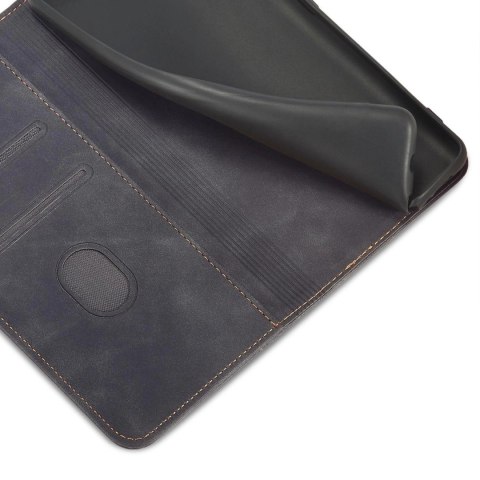 Magnet Fancy Case etui Samsung Galaxy S23+ pokrowiec z klapką portfel podstawka czarne Magnet Fancy Case etui Samsung Galaxy S23+ pokrowiec z klapką portfel podstawka czarne