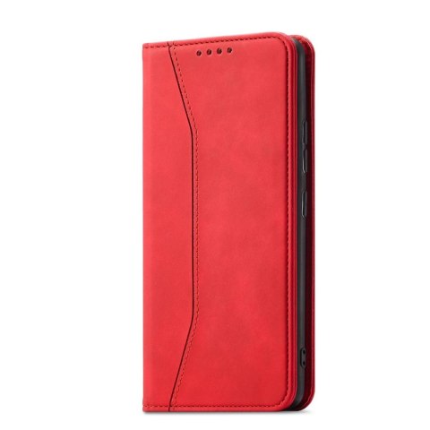 Magnet Fancy Case etui Samsung Galaxy S23+ pokrowiec z klapką portfel podstawka czerwone Magnet Fancy Case etui Samsung Galaxy S23+ pokrowiec z klapką portfel podstawka czerwone