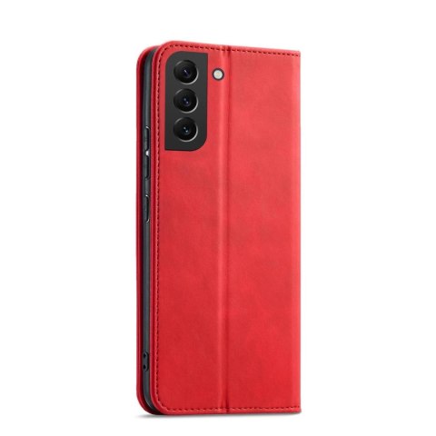 Magnet Fancy Case etui Samsung Galaxy S23+ pokrowiec z klapką portfel podstawka czerwone Magnet Fancy Case etui Samsung Galaxy S23+ pokrowiec z klapką portfel podstawka czerwone