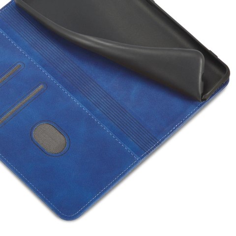Magnet Fancy Case etui Samsung Galaxy S23 pokrowiec z klapką portfel podstawka niebieskie Magnet Fancy Case etui Samsung Galaxy S23 pokrowiec z klapką portfel podstawka niebieskie
