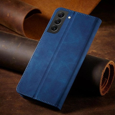 Magnet Fancy Case etui Samsung Galaxy S23 pokrowiec z klapką portfel podstawka niebieskie Magnet Fancy Case etui Samsung Galaxy S23 pokrowiec z klapką portfel podstawka niebieskie