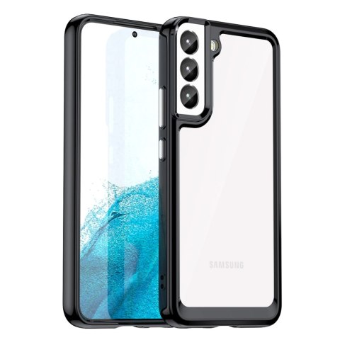 Outer Space Case etui Samsung Galaxy S23+ pokrowiec z elastyczną ramką czarne Outer Space Case etui Samsung Galaxy S23+ pokrowiec z elastyczną ramką czarne