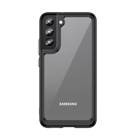 Outer Space Case etui Samsung Galaxy S23+ pokrowiec z elastyczną ramką czarne Outer Space Case etui Samsung Galaxy S23+ pokrowiec z elastyczną ramką czarne