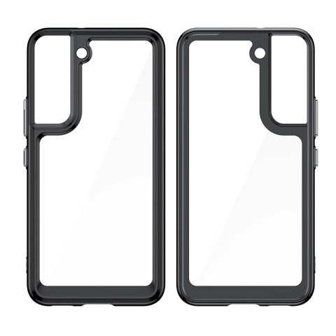 Outer Space Case etui Samsung Galaxy S23+ pokrowiec z elastyczną ramką czarne Outer Space Case etui Samsung Galaxy S23+ pokrowiec z elastyczną ramką czarne