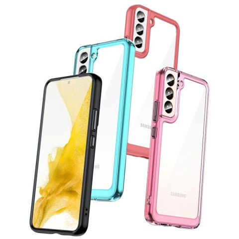 Outer Space Case etui Samsung Galaxy S23+ pokrowiec z elastyczną ramką czarne Outer Space Case etui Samsung Galaxy S23+ pokrowiec z elastyczną ramką czarne
