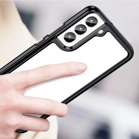 Outer Space Case etui Samsung Galaxy S23+ pokrowiec z elastyczną ramką czarne Outer Space Case etui Samsung Galaxy S23+ pokrowiec z elastyczną ramką czarne