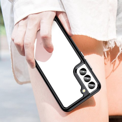 Outer Space Case etui Samsung Galaxy S23+ pokrowiec z elastyczną ramką czarne Outer Space Case etui Samsung Galaxy S23+ pokrowiec z elastyczną ramką czarne