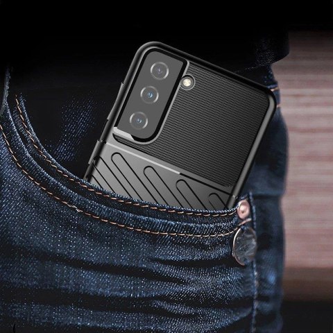 Thunder Case etui Samsung Galaxy A14 5G silikonowy pancerny pokrowiec czarne Thunder Case etui Samsung Galaxy A14 5G silikonowy pancerny pokrowiec czarne